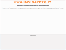 Tablet Screenshot of navigateto.it